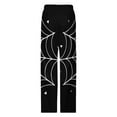 thumbnail image 4 of Spider Web-2 Pajamas For Women Loose Retro Night Pajama Pants Comfortable Sleepwear Bottoms Homewear, 4 of 6