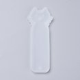 thumbnail image 2 of Silicone Bookmark Molds Resin Casting Molds Cat Shape White 93x35x4.5mm Inner Diameter: 89x31mm, 2 of 2