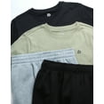 thumbnail image 7 of RBX Boys Sweatpants Set - 4 Piece Short Sleeve Boys Shirt and Fleece Jogger Sweatpants (4-12), 7 of 7
