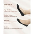 thumbnail image 6 of 4-6 Pairs No Show Socks Womens Ultra Low Cut Non-Slip Liner Socks for Flats Boat, 6 of 6