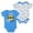 Blue, variant on DC Comics Baby Boys' Batman Bodysuit 2 Pack