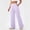 Purple wide leg lounge pants a1, variant on Cagogo Women's Wide Leg High Waisted Lounge Pants with Pockets Flowy Casual Solid Long Trousers Travel Beach Work Clothes, Blue S