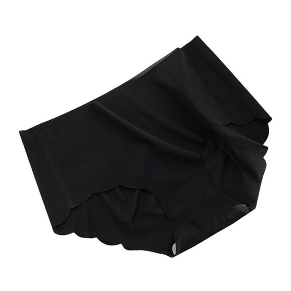 ZQUUVOU Cotton Underwear for Women High Waist Underwear Tummy Control Full Coverage Panties Breathable Comfort Underwear Black