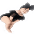 thumbnail image 3 of Newborn Baby Girls Lace Off Shoulder Romper Ruffle Outfits Clothes, 3 of 6