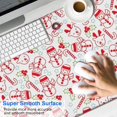 thumbnail image 2 of Long Mouse Pads for Desk,Multicolor Christmas Pattern Desk Mats on Top Of Desks, Desk Mouse Pad Extra Large with 3mm Non-Slip Base and Stitched Edge for Gaming,Office,Work,Home 47.3x23.6in, 2 of 5