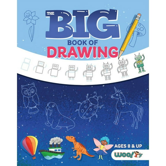 Woo! Jr. Kids Activities Books: The Big Book of Drawing (Paperback)