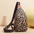 thumbnail image 5 of Jiibva Leopard Printed Sling Bag Chest Bag for Men Women, Lightweight Casual Crossbody Bag Shoulder Bag for Hiking Cycling Traveling, 5 of 7