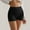 Black, variant on Soft & Breathable Women's Solid Color Fashion Tight Yoga Underlay Short