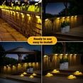 thumbnail image 6 of Solar Outdoor Lights Under $5! Yannianjz Solar Powered Outdoor Wall Light, Waterproof Garden Light for Pathway, Automatic Solar Light for Yard, Decorative Solar Lamp for Patio, 6 of 9