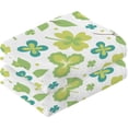 thumbnail image 2 of Coolnut St. Patrick's Day Cotton Hand Towels, Set of 2 Absorbent Bath Towel Decorative Fingertip Towels for Bathroom Gym Spa Hotel Beach Swimming Pool,16"x 28", 2 of 6