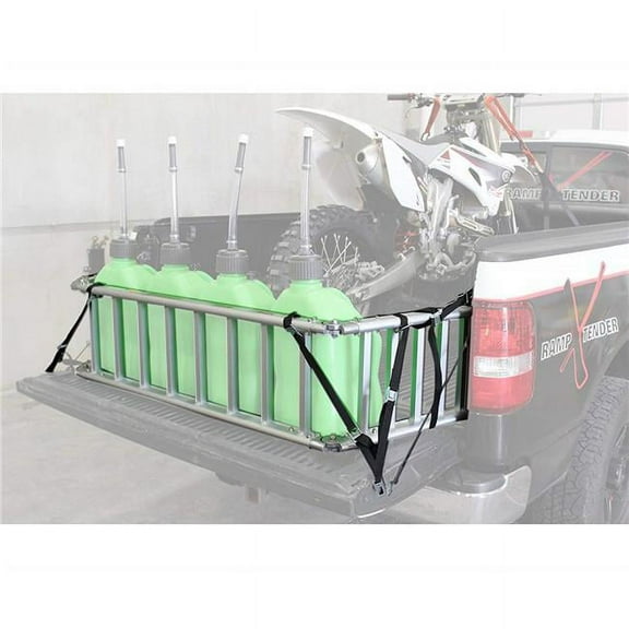 Extreme Max 5500.4076 7.5 ft. Motorcycle Bed Extender, Silver - 1500 lbs