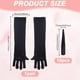 thumbnail image 2 of 10 protectores de dedos de hierro con 1 par de guantes largos de dedo completo, guantes de garra negros, guantes de pata, disfraces de terror para mujer, uñas de garra para cosplay y fiestas, 2 of 6
