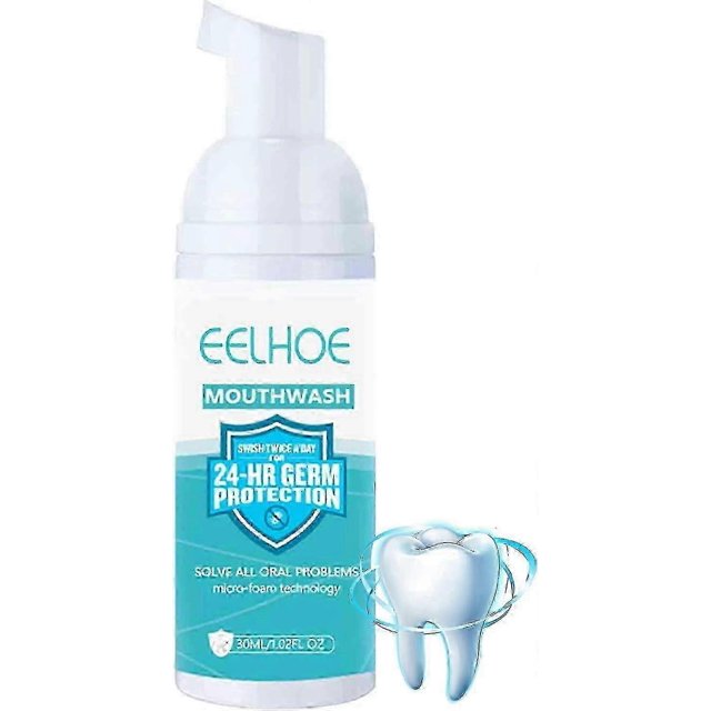 Eelhoe Teeth Whitening Toothpaste Foam, Teeth Aid Mouthwash Teeth Whitening Foam Toothpaste, Toothpaste Whitening Stain Removal Foam Toothpaste -30ml