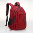 thumbnail image 1 of Mistaha Sac à Dos Rouge 18 Pouces Grande Capacité avec Plusieurs Compartiments et Tissu Imperméable - Idéal pour Voyage, École, Affaires, Randonnée, 1 of 6