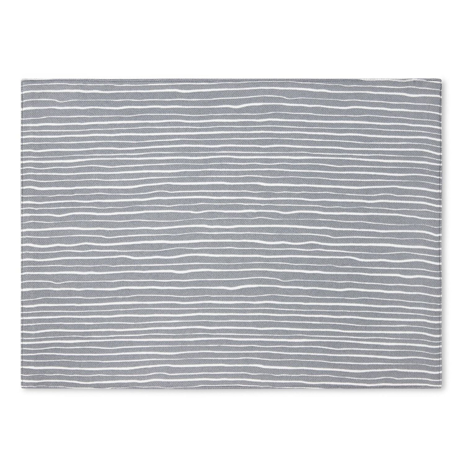 Mainstays Linework Placemat, Grey, 14"W x 19"L , 1 Piece