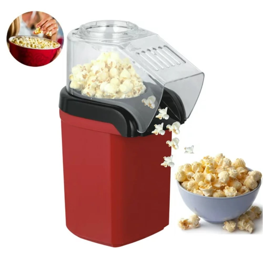 Puseky Hot Air Popcorn Maker Machine 1200W Electric Popcorn Popper