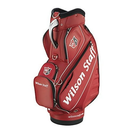 Tour Staff Cart Bag - Wilson Staff Pro Tour Cart Bag, Red