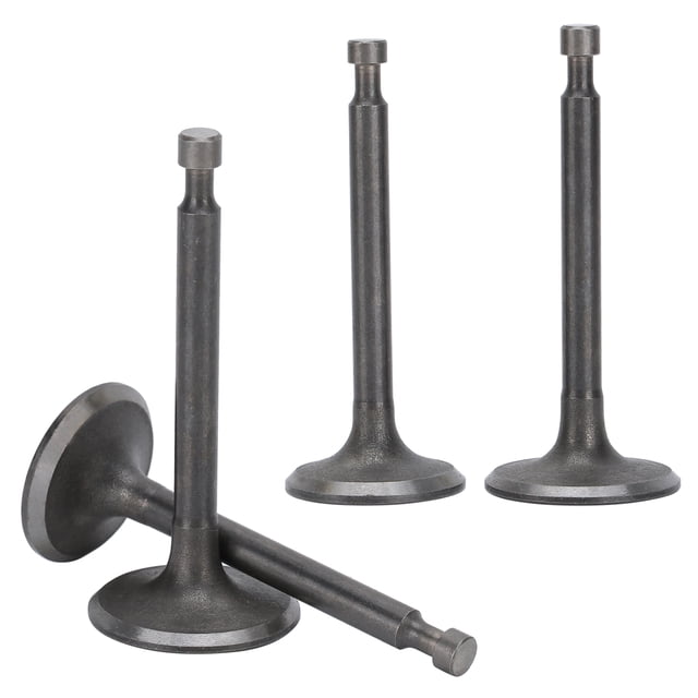 Juego de 2 válvulas de escape de admisión de culata de culata Kit de válvula de escape de admisión 170F/GX210 Cabeza de cilindro 2.5kw‑3kw Piezas de generador de gasolina