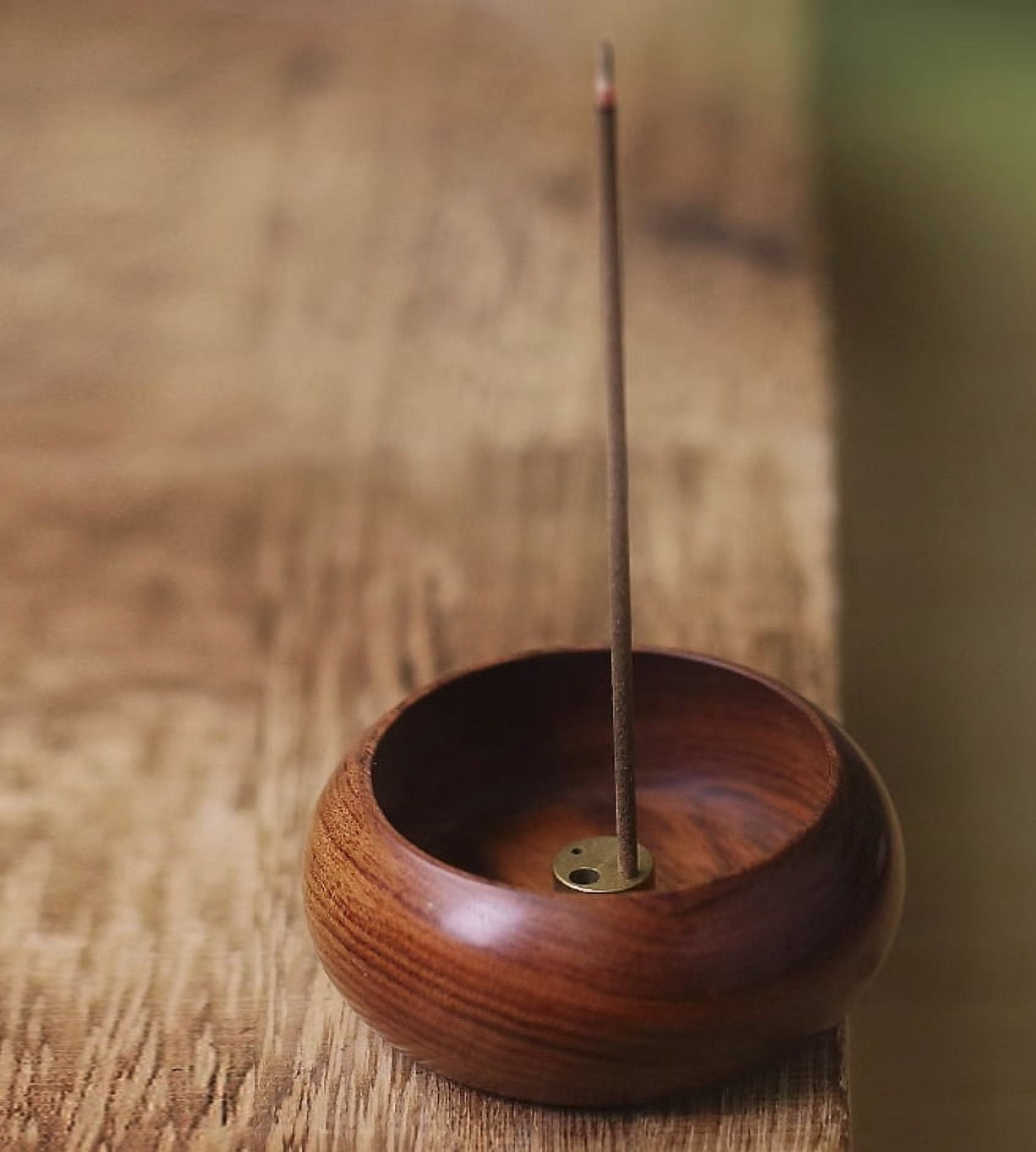 Red & Black Sandalwood Mini Incense Holder