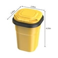 thumbnail image 3 of shyuyusa Car Ashtray Carbon Fiber Car Ashtray With Led And Practical Easy To Install Car Ashtray,Portable Ash Tray Cigarette Cinder Tray Easy Clean Mini Trash Can for Vehicle Home Office, 3 of 8