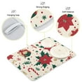 thumbnail image 3 of Yayeee Dish Drying Mat for Kitchen Counter 18"x24" Microfiber Absorbent Pad, Christmas Floral, 3 of 7