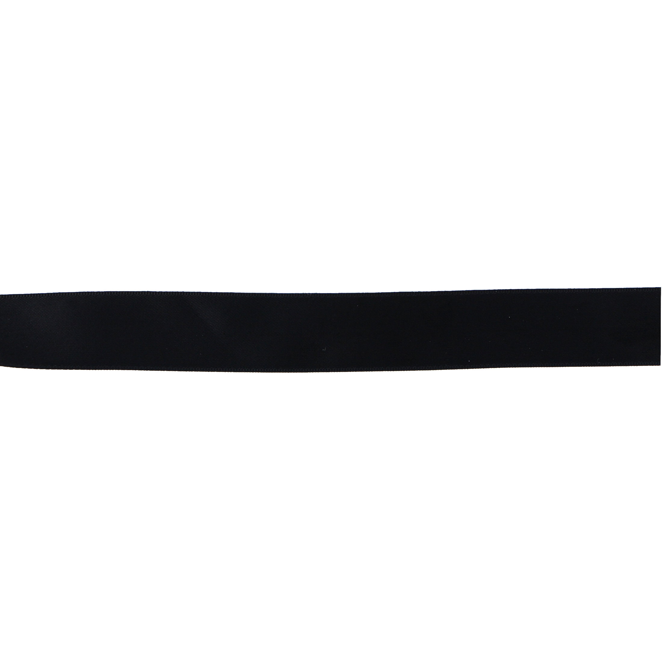 UNIQUE CREATIV, Ribbon, Single Face Satin, Black, 100% polyester, 25mm x 5.5m ( ⅞" x 6 yds)