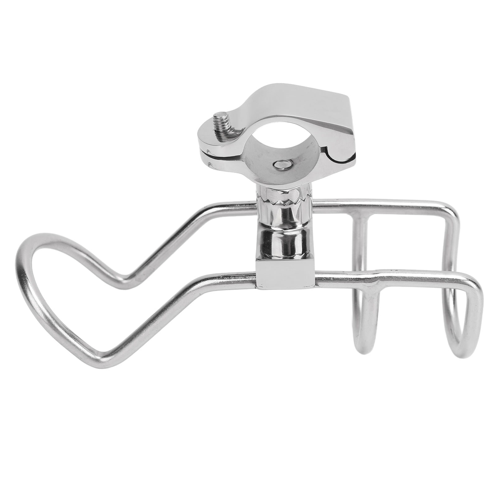 Orvunela Boat Fishing Rod Holder Clamp 316 Stainless Steel Multifunctional Portable Pole Bracket Mount for Dock Pontoon Canoe 1.25 inches 32mm Accessories