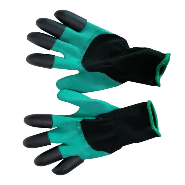 Guantes de trabajo, par de guantes de jardín con garra, guantes de jardinería, guantes de jardín para plantar, salida de alta intensidad