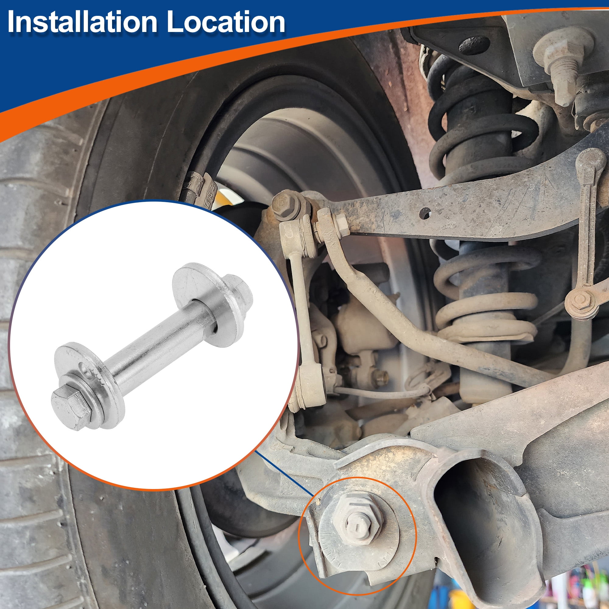 Unique Bargains Camber Alignment Bolt For Toyota RAV4 2000-2005 Rear Alignment Bolt