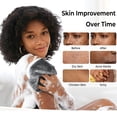 thumbnail image 4 of African Net Sponge Authentic - 1 Pieces Real African Exfoliating Loofah Sponge with Knots - African Net Wash Cloths for Body Scrubber Exfoliator - Back Scrub for Shower Bath Accessories(Black), 4 of 12