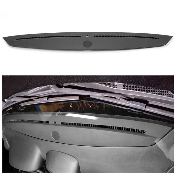 KOJEM Black Upper Dash Pad Trim Defroster Panel for Cadillac 2003-2007 CTS 2004 2005 2006 SRX