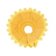 thumbnail image 3 of Minkissy 1Ensemble Collier Elizabeth en Fibre Jaune pour Chiens Forme Conique Réglable Profondeur 30-39cm 16.5cm, 3 of 5