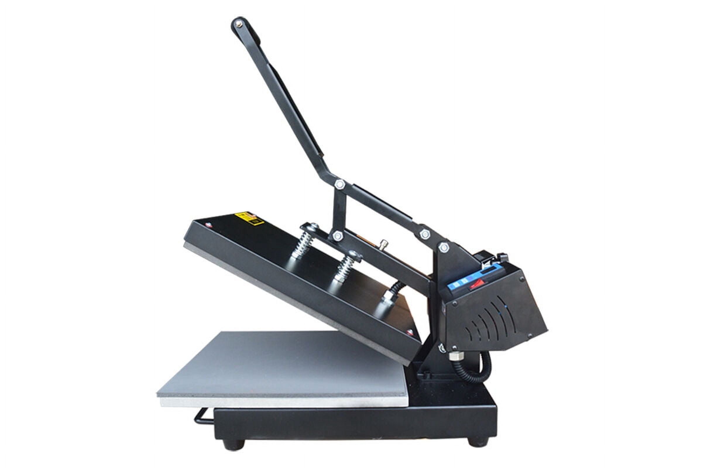 INTBUYING 15"*15" Digital Flat Heat Press Machine for T-shirt Transfer Start-up Kit DIY Transfer Package
