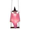 thumbnail image 6 of Sruoe Halloween Hanging Ghost Decorative Durable Lightweight Halloween Decor, Hanging Ghost Decorations for Indoor Outdoor, Porch Garden Patio Tree, Easy Hang Fade Resistant Weatherproof., 6 of 6