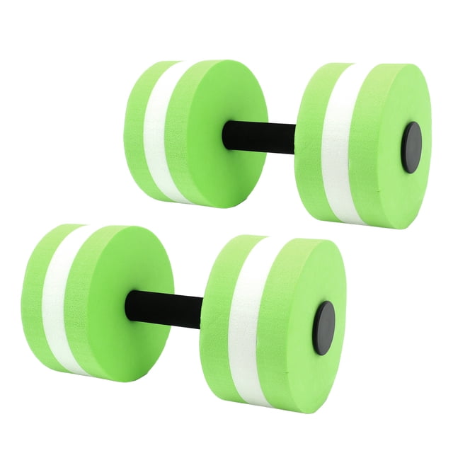 Water Floating Dumbbell, High Buoyancy Excellent Workmanship Yoga Exercise Water Dumbbell EVA For Swimming Pools Green