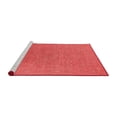 thumbnail image 2 of Ahgly Company Machine Washable Indoor Square Oriental Red Industrial Area Rugs, 4' Square, 2 of 4