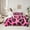 Pink Black, variant on Castle Fairy Pink Leopard Print Girl Twin Bedding Sets 7-Piece,Old Fashion Dreamy Princess Bedding Comforter Set Microfiber,Jungle Animal Cheetah Breathable Sheet Sets,Super Cozy Room Decor