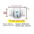 4/5/6 Inch Exhaust Fan Home Silent Inline Pipe Duct Fan Bathroom