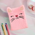 thumbnail image 5 of kkbbma under $5 3Pcs Cat Diary NoteNovel, Cute Cat Plush Diary NoteNovel, Secret Lock Journal forGirlsKids, Fluffy Cover Diary with Lock, Gift Journal for Birthday ChristmasChildren, 5 of 9