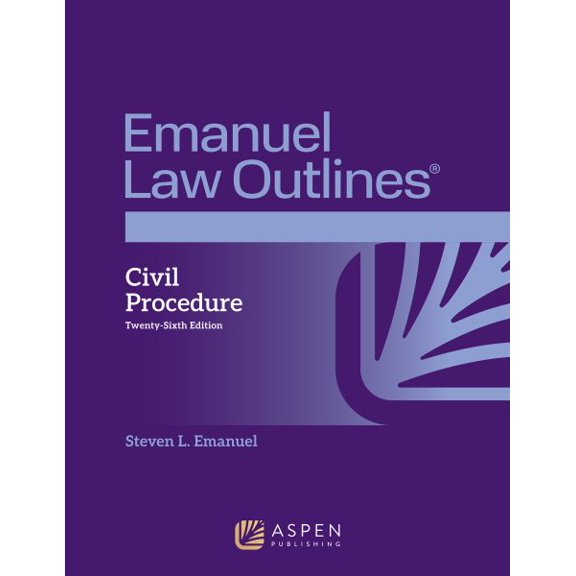 Pre-Owned Emanuel Law Outlines for Civil Procedure