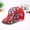 004_Red, variant on CHEGUTA Womens Baseball Caps Women's New Flower printing Sun Protection All-match Cap Floral Hats Black