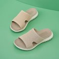 thumbnail image 4 of Sandalias Malla Casual Slippers Cojín Gruesas Slip On Sandals Slides No Deslizamiento Color Sólido Cómodo para Interiores Al Aire Libre, 4 of 9