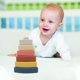 thumbnail image 1 of Apilador de Juguete Triangular perfke apilamiento Montessori Color oscuro, 1 of 8