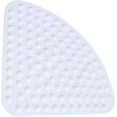 thumbnail image 2 of Alfombrilla de ducha para baño, alfombrilla de baño cuadrada antideslizante con ventosas y orificios de drenaje, material de PVC suave para una limpieza fácil, cobertura generosa para saunas, spas,, 2 of 8