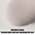 thumbnail image 3 of Women's summer thin midtube cotton socks boneless women's socks-White + beige + khaki + milk coffee, 3 of 5