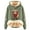 Light Green-2, variant on Highland Cow Women's Hoodies Casual Winter Warm Sherpa Lined Hooded Sweatshirt Funny Pullover
