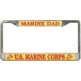 thumbnail image 2 of U.S. Marine Dad License Plate Frame, 2 of 2