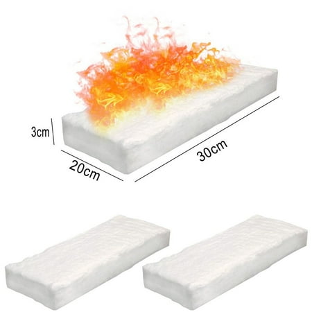 

3pcs calcium-magnesium-silicate fibres Firplace Firebox Safety Bio Fire