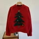 thumbnail image 3 of Suéter de punto con diseño de árbol de Navidad para mujer, moda de otoño e invierno, suéter de manga larga de jacquard, tendencia, prendas de punto que combinan con todo, 3 of 5