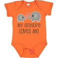 thumbnail image 3 of Inktastic My Grandpa Loves Me Boys or Girls Baby Bodysuit, 3 of 5